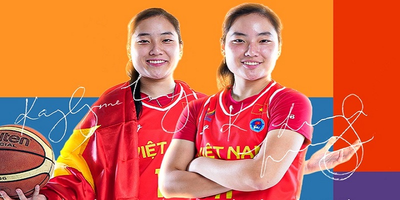 Cặp song sinh Thảo My và Thảo Vy là viên ngọc của bóng rổ Việt Nam